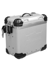 Kufer boczny z anodowanego aluminium srebrny Touratech ZEGA Evo "And-S" (38L) prawy