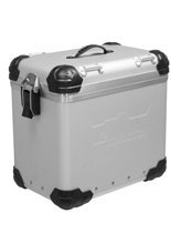 Kufer boczny z anodowanego aluminium srebrny Touratech ZEGA Evo "And-S" (45L) lewy