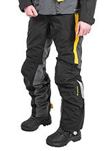 Spodnie motocyklowe damskie tekstylne Touratech Companero Weather Traveller szare